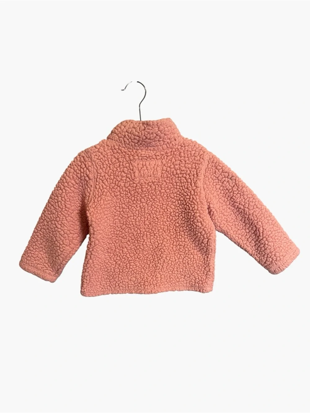 The Children’s Place Toddler Girls Sherpa Zip Up Jacket Pink Winter, Size 18-24M